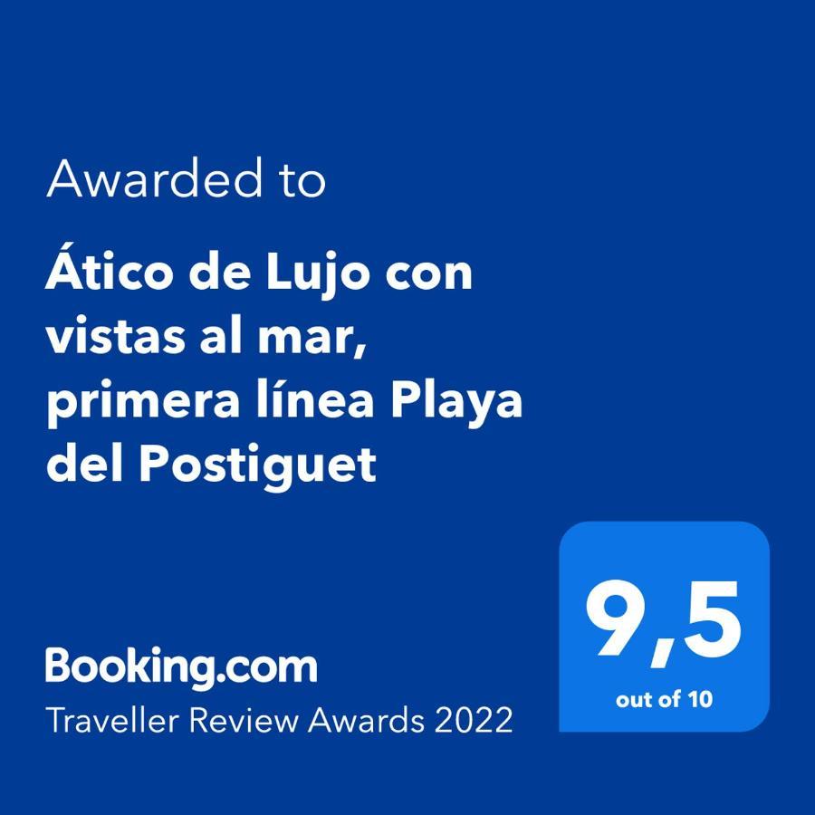 Atico De Lujo Con Vistas Al Mar, Primera Linea Playa Del Postiguet อาลิกันเต ภายนอก รูปภาพ